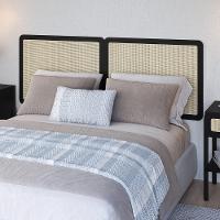 Cabeceira Cama Box Casal Queen Painel Com Telinha 160cm Moss A03 Nero