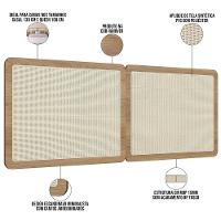 Cabeceira Casal Queen 160cm E 2 Mesas Laterais 2 Gavetas Industrial Indy A03 Hanover - 3