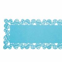 Caminho De Mesa Borda Ovo Azul C/1 Unidade - 1