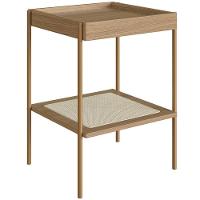 Mesa Lateral Para Sala De Estar Industrial Indy A03 Hanover Dourado - 2