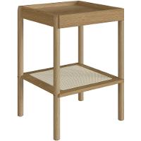 Mesa Lateral Para Sala De Estar Pés Madeira Moss A03 Hanover Roble - 2