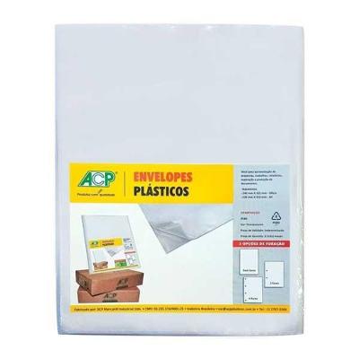 Envelope Plast 4furos Fino Com 100