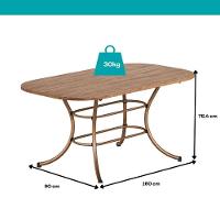 Conjunto Sala De Jantar Mesa E 6 Cadeiras Fênix Carraro Rose