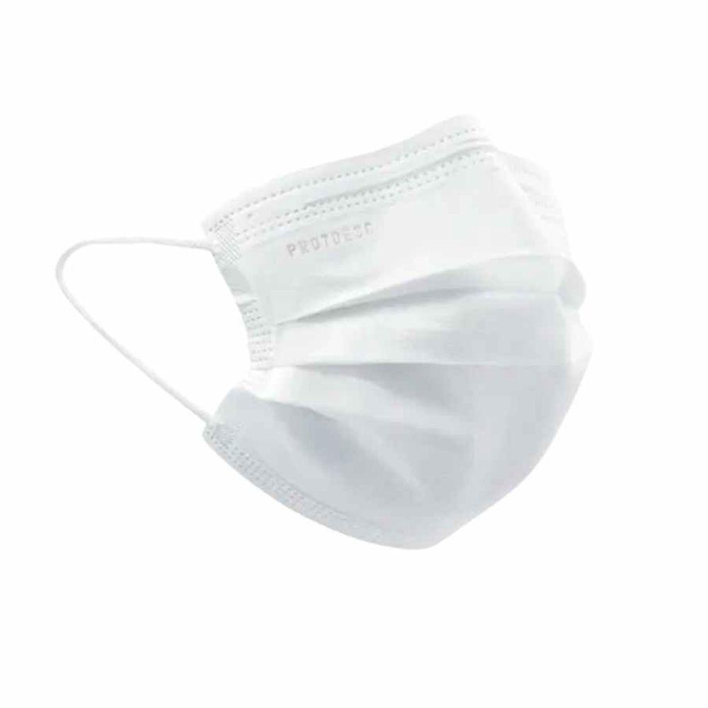 Máscara Branco Descartável Com Elástico Tripla C/50 75g - 1