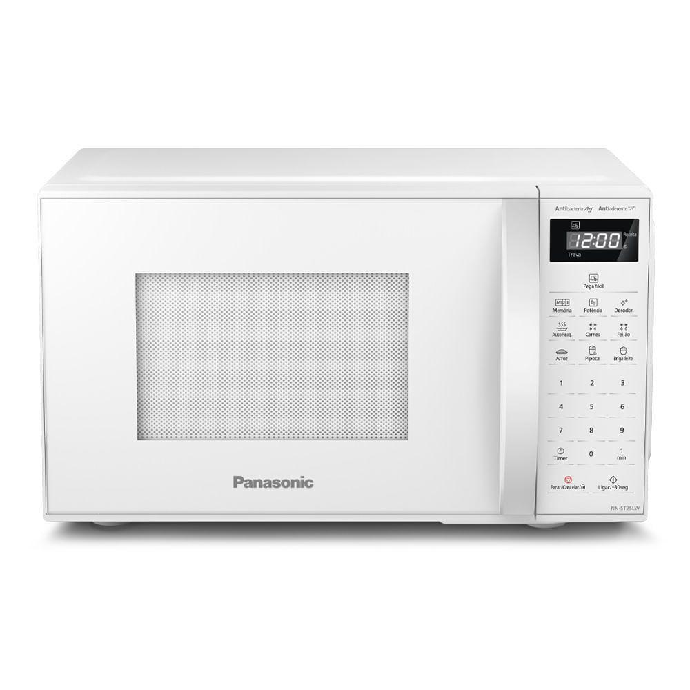 Micro-ondas Panasonic Tecnologia Antibactéria Ag 21L Branco - NN-ST25LWRU 110V - 1