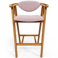 Kit 04 Banquetas Alta Para Cozinha Bancada Bar Sala De Jantar Fixa Cecília L02 Bouclê Rosê - 3