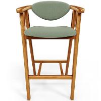 Kit 03 Banquetas Alta Para Cozinha Bancada Bar Sala De Jantar Fixa Cecília L02 Bouclê Oliva - 3