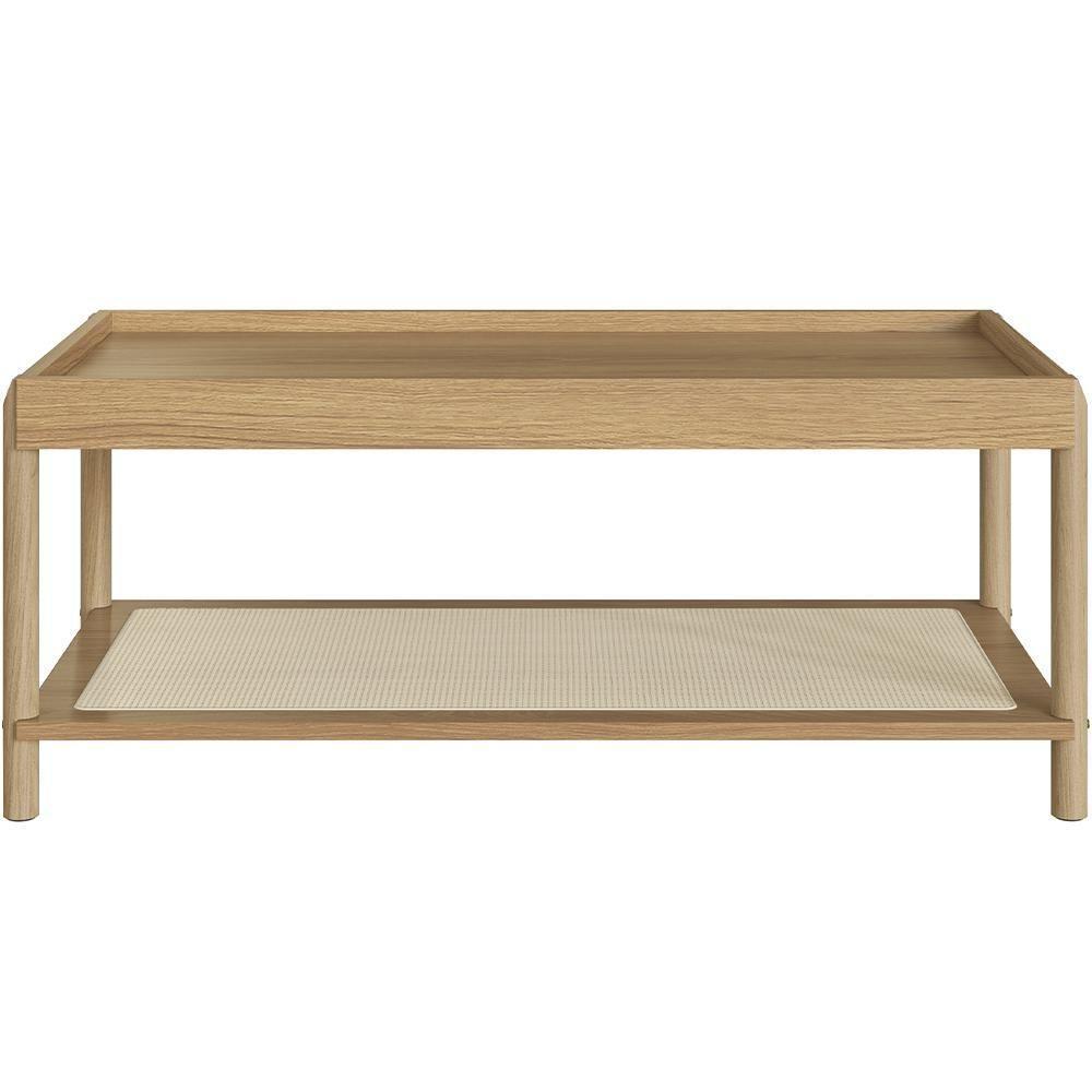 Mesa De Centro Para Sala De Estar Pés Madeira Moss A03 Hanover Roble - 4