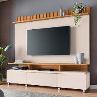 Estante Painel Para Tv 70 Pol Artemis E Mesa De Centro Harmony B01 Off White Cinamomo - 8