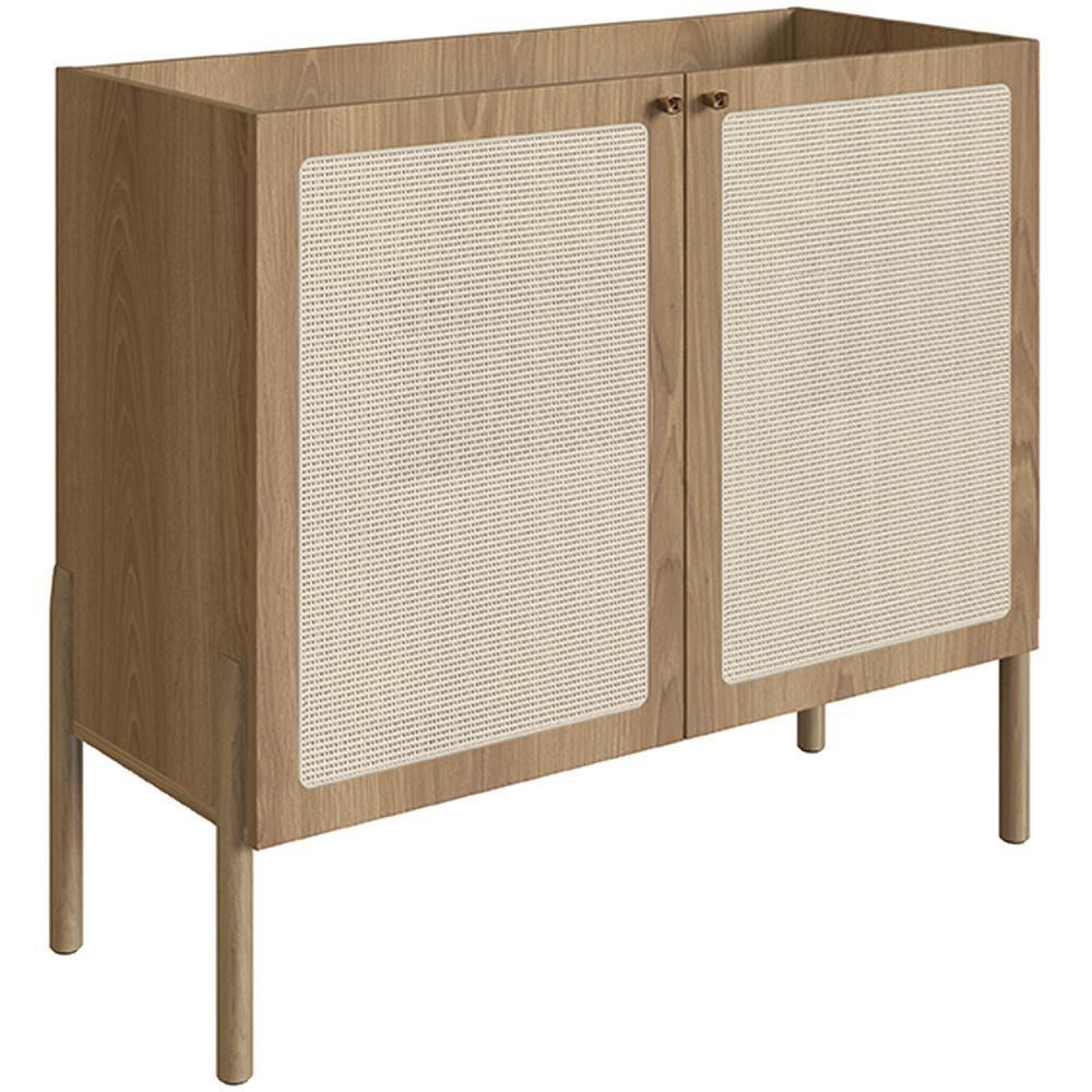 Balcão Aparador Cantinho Do Café Pés Madeira Moss A03 Hanover Roble - 1