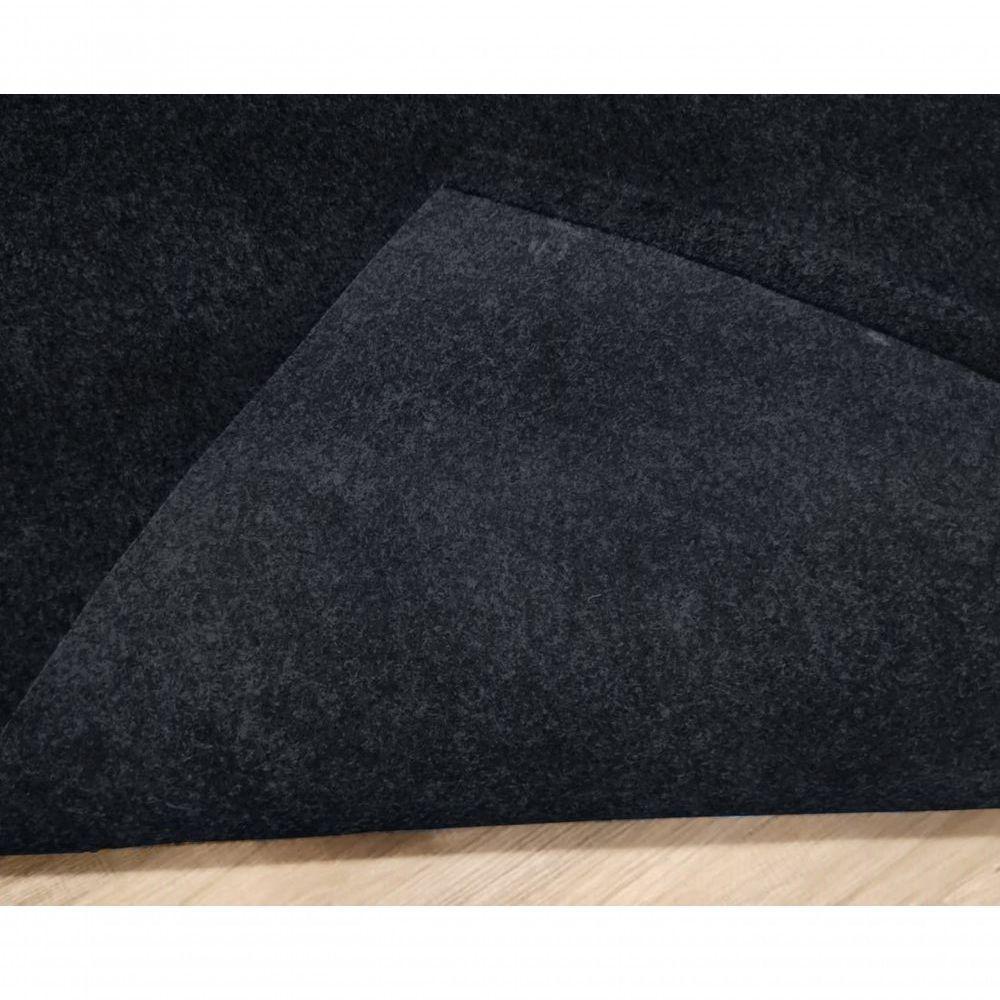 Tapete Carpete Simples Aveludado 2,00x3,00 Borda Sem Costura Preto - 2