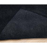 Tapete Carpete Simples Aveludado 2,00x3,00 Borda Sem Costura Preto - 2