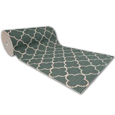 Tapete Passadeira Emborrachada Pvc Antiderrapante 0,65x3,00m Verde Modular