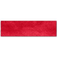 Tapete Passadeira Grande Aveludado 050x400 Borda Sem Costura Vermelho Cereja - 3