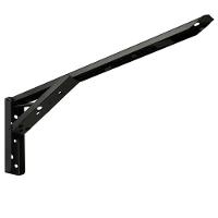 Kit 02 Pares Suporte Para Mesa Dobrável Retrátil 30cm H02 Mão Francesa Preto - 2