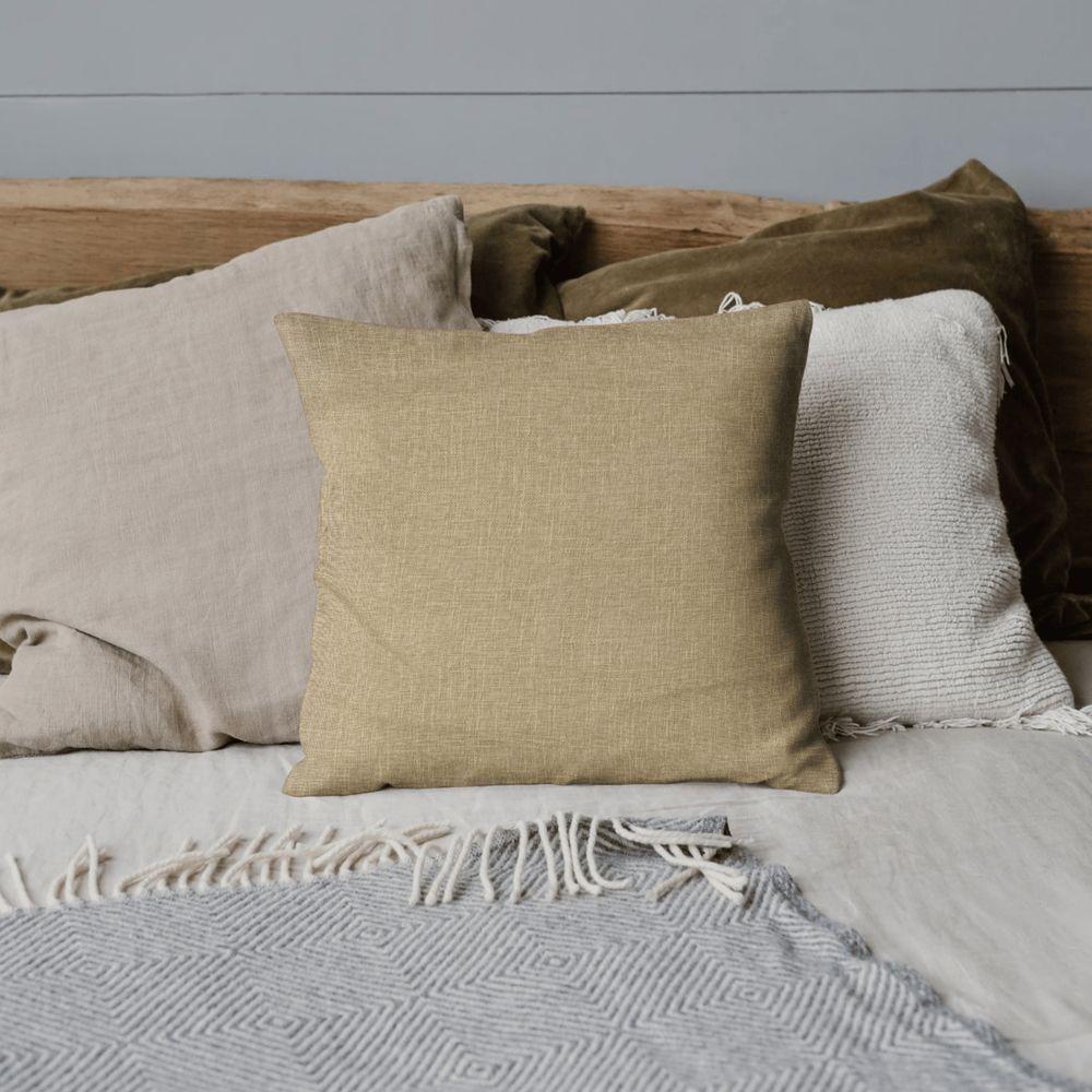 Capa P/ Almofada Lisa 43x43cm - Capm72 - Amarelo - 3