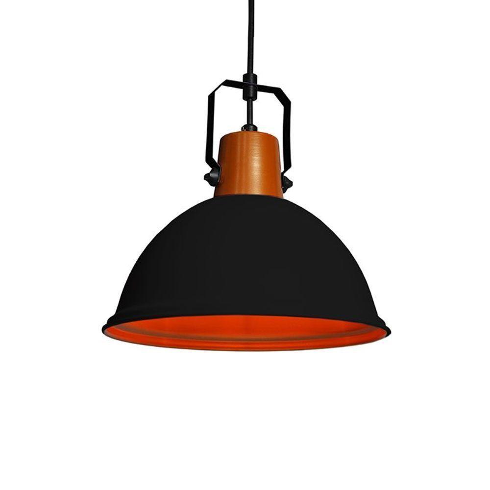 Lustre Pendente Taschibra Factory M E27 Bivolt - 1