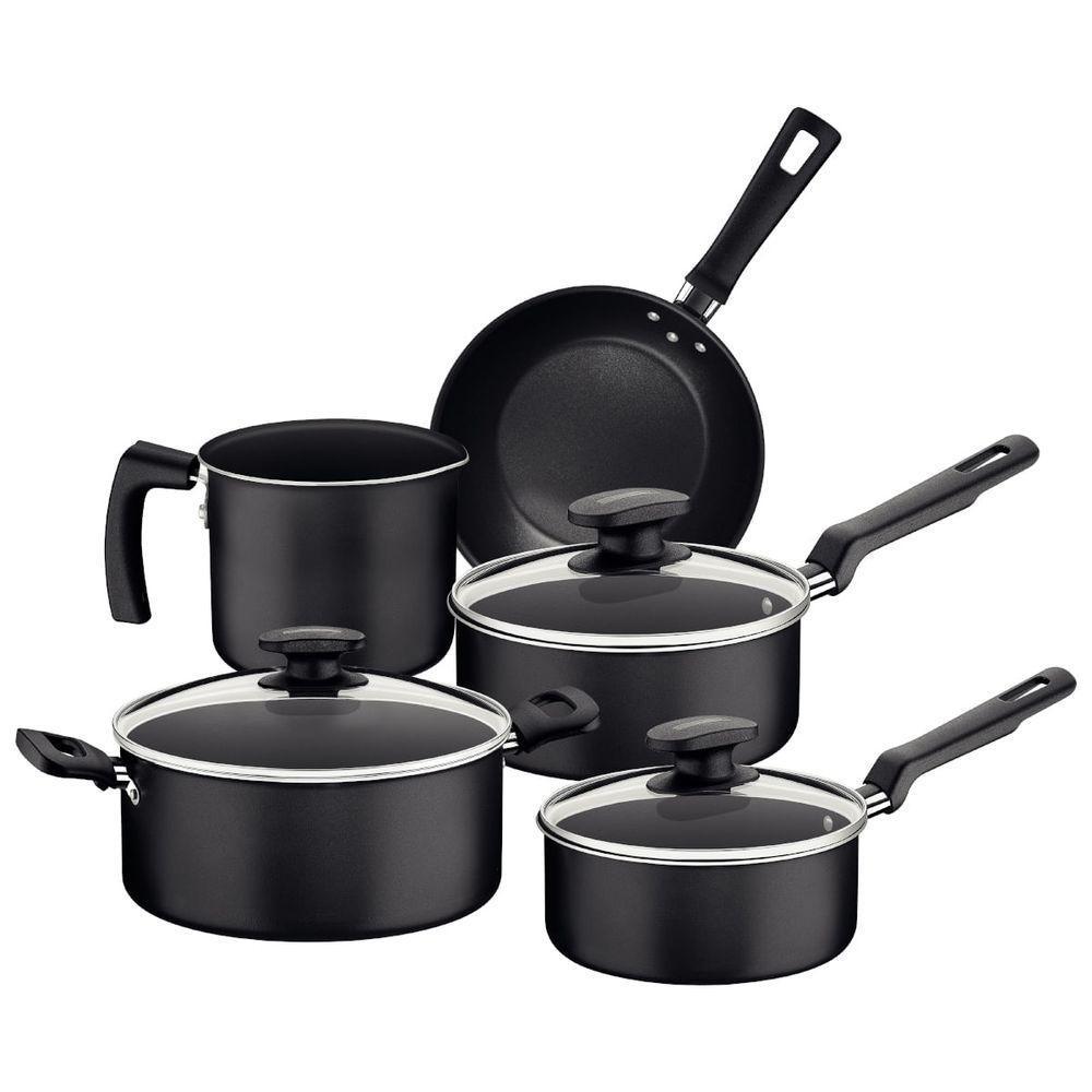 Jogo De Panelas Tramontina Loreto 5 Peças Grafite Em Alumínio Antiaderente Starflon Max - 2