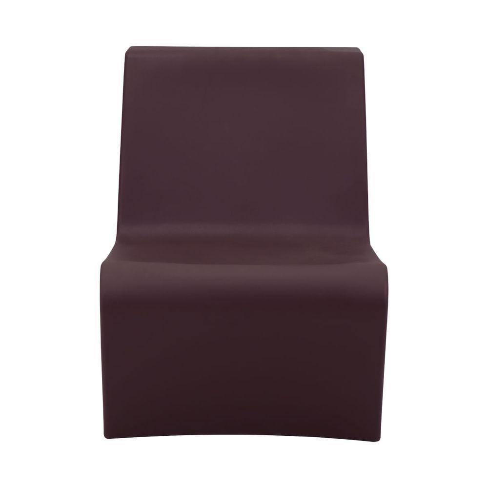 Poltrona Tramontina Berta Em Polietileno Marrom Café - 5