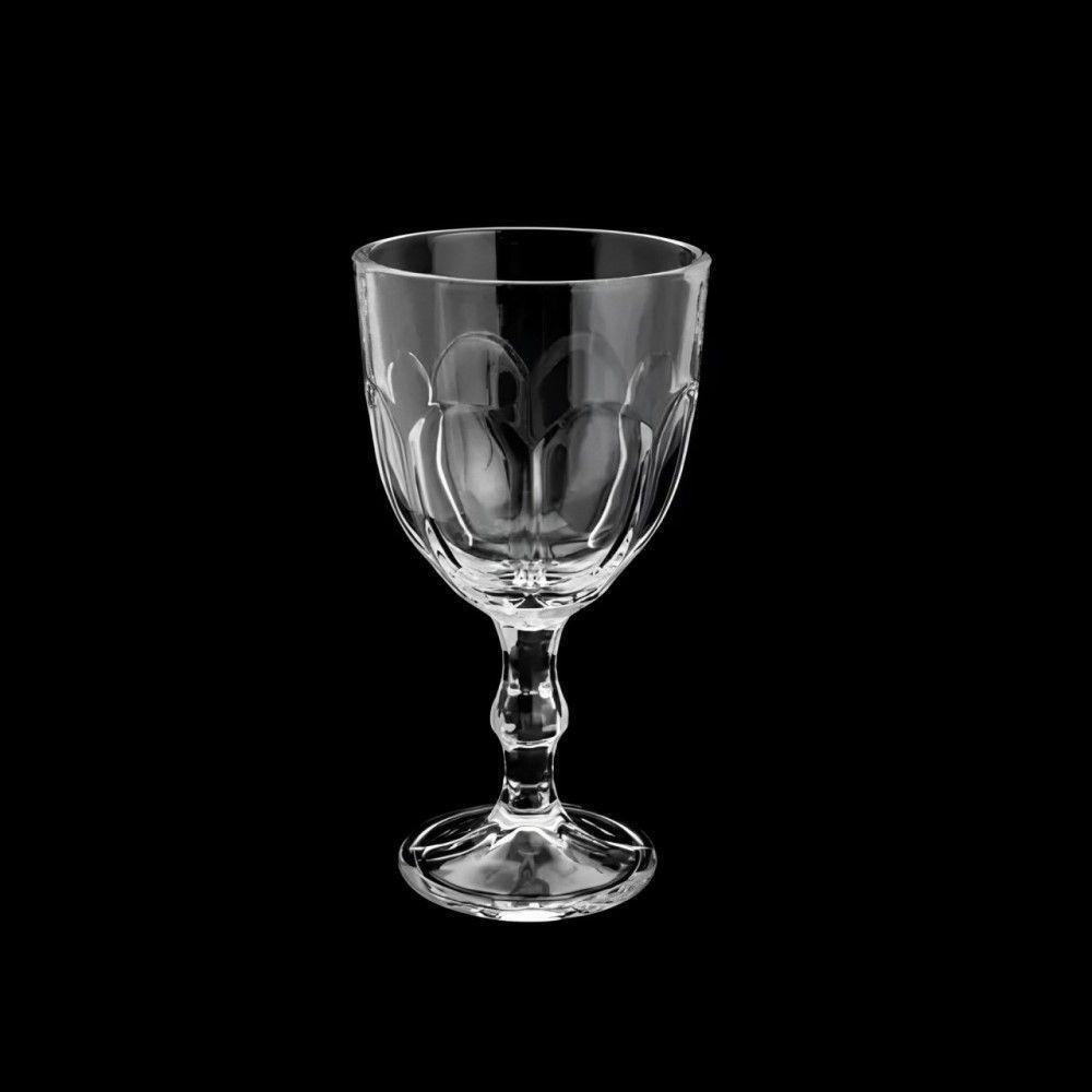 Conjunto De Taças De Vidro Para água 6 Peças 300 Ml Faces Transparente Lyor - 2