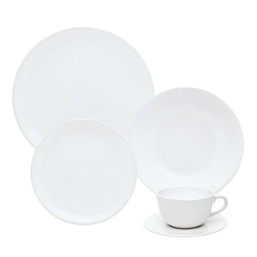 Aparelho De Jantar 20 Peças Unni White Oxford - 1