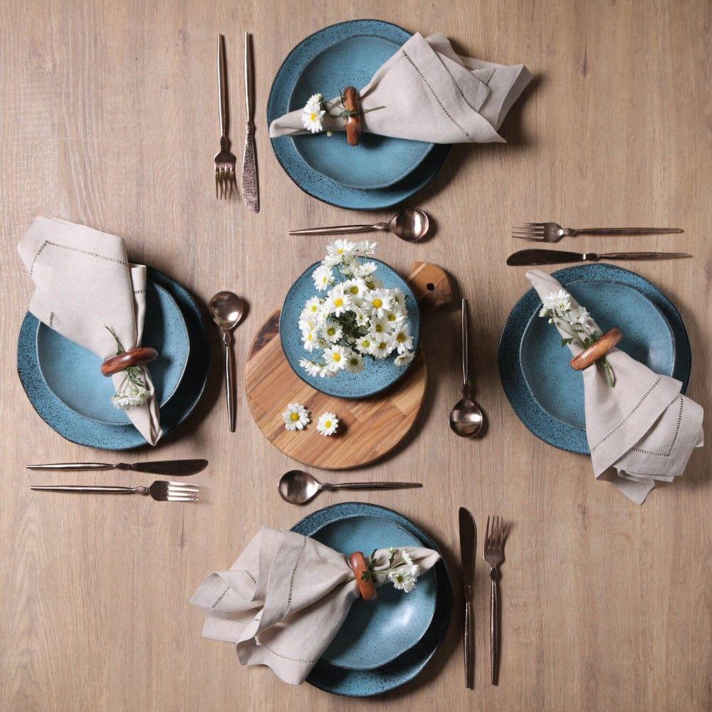 Aparelho De Jantar 30 Peças Orgânico Petroleum Porto Brasil - 4