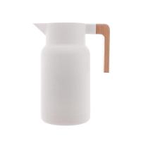 Garrafa Térmica Organic 1 L Em Plástico Branco Com Ampola De Vidro Lyor - 7