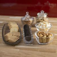 Conjunto De Cumbucas 04 Peças Em Cristal Coração Lyor - 3