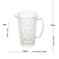 Jarra De Vidro Para água/suco Diamonds 1 L Lyor