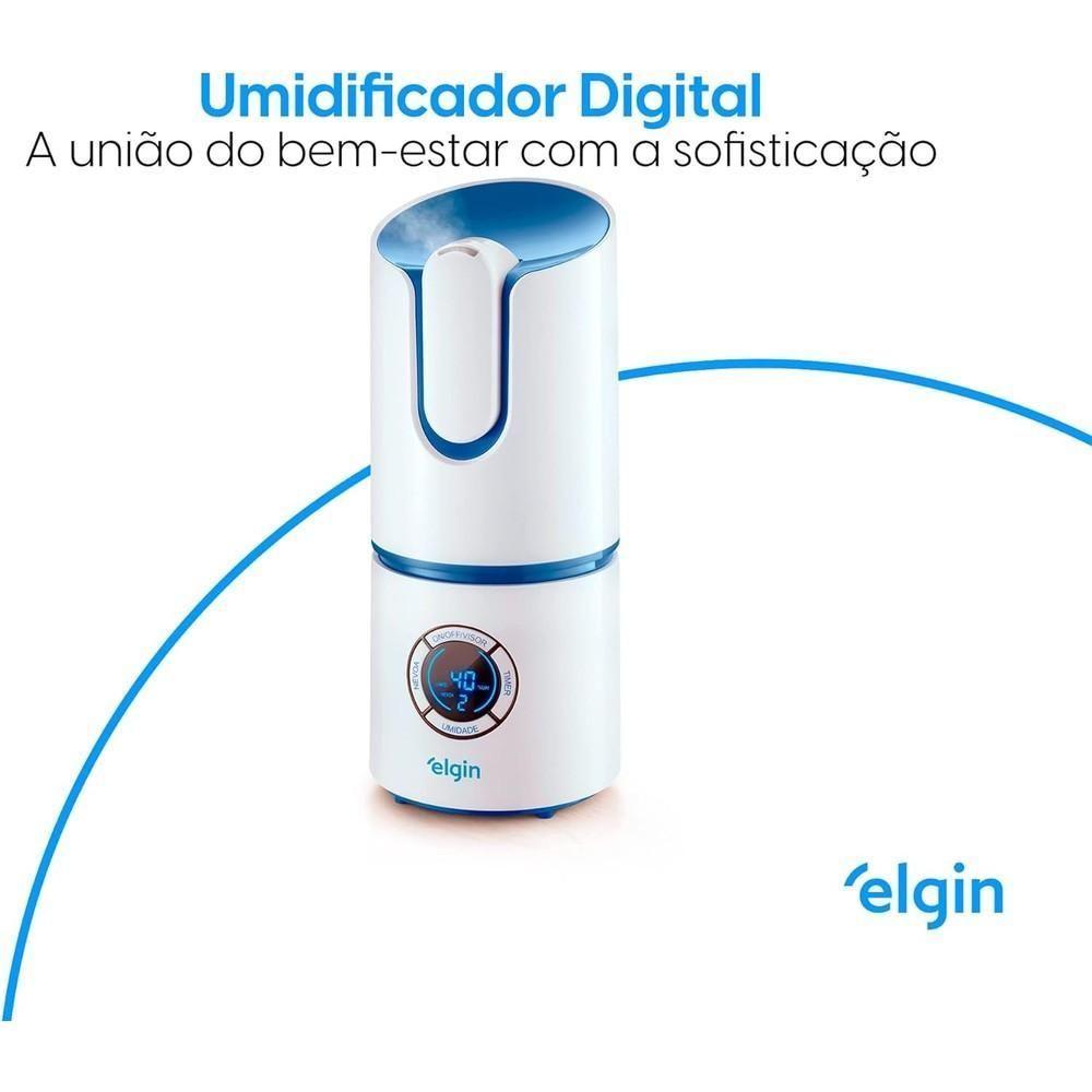 Umidificador De Ar Digital 2,5 Litros Bivolt Elgin - 4