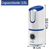Umidificador De Ar Digital 2,5 Litros Bivolt Elgin - 7