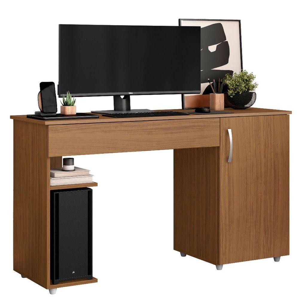 Escrivaninha Para Computador 1 Porta E 1 Gaveta Com Suporte Para Cpu Lara Atacama - 1