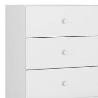 Cômoda Infantil Louise 3 Gavetas Branco Ajl - 3