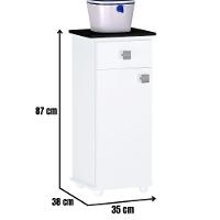 Balcão Multiuso Para Cozinha Karol Branco Ajl - 5