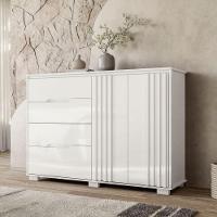 Cômoda Texas 2 Portas E 4 Gavetas Branco Moval - 2