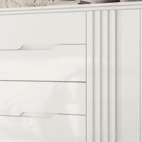 Cômoda Texas 2 Portas E 4 Gavetas Branco Moval - 3