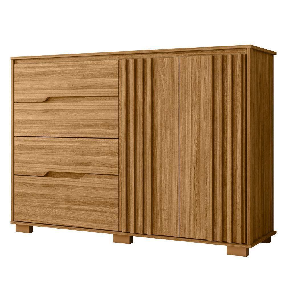 Cômoda Texas 2 Portas E 4 Gavetas Freijó Moval - 1