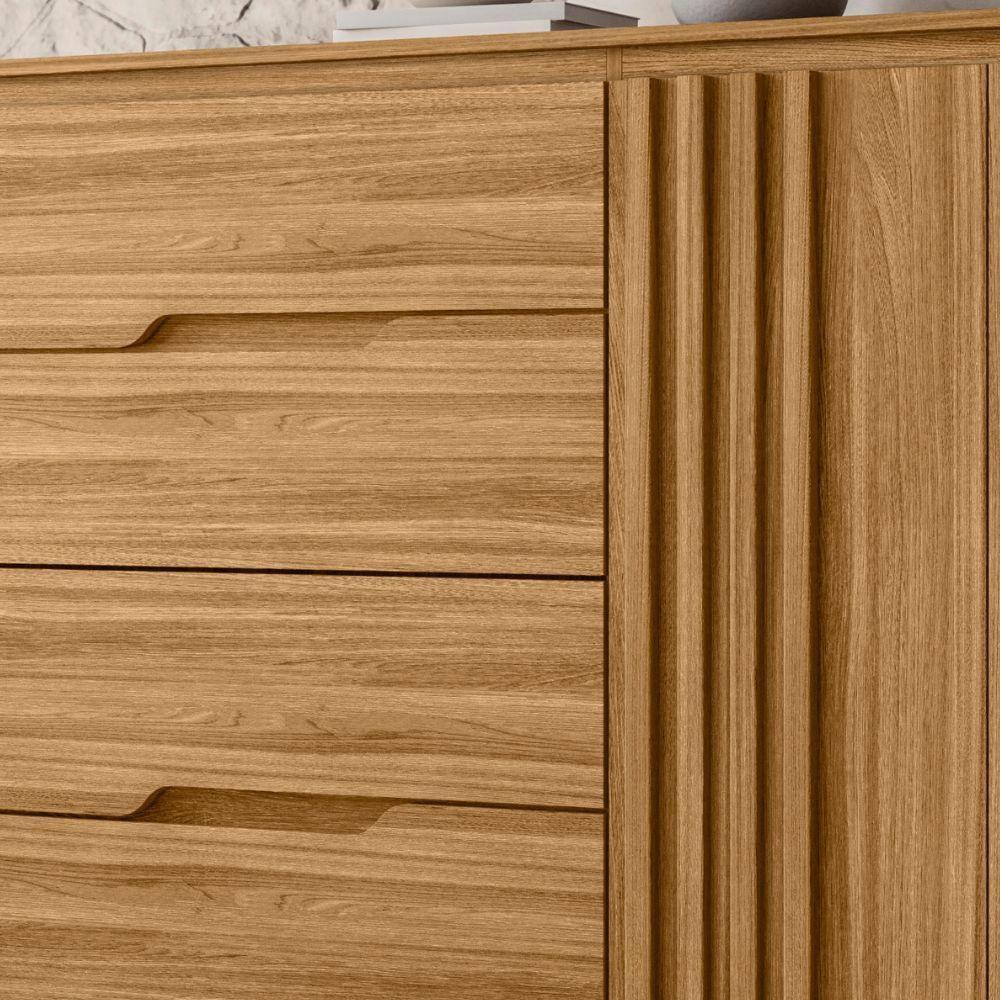 Cômoda Texas 2 Portas E 4 Gavetas Freijó Moval - 3