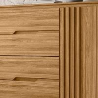 Cômoda Texas 2 Portas E 4 Gavetas Freijó Moval - 3