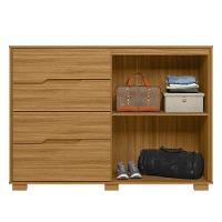 Cômoda Texas 2 Portas E 4 Gavetas Freijó Moval