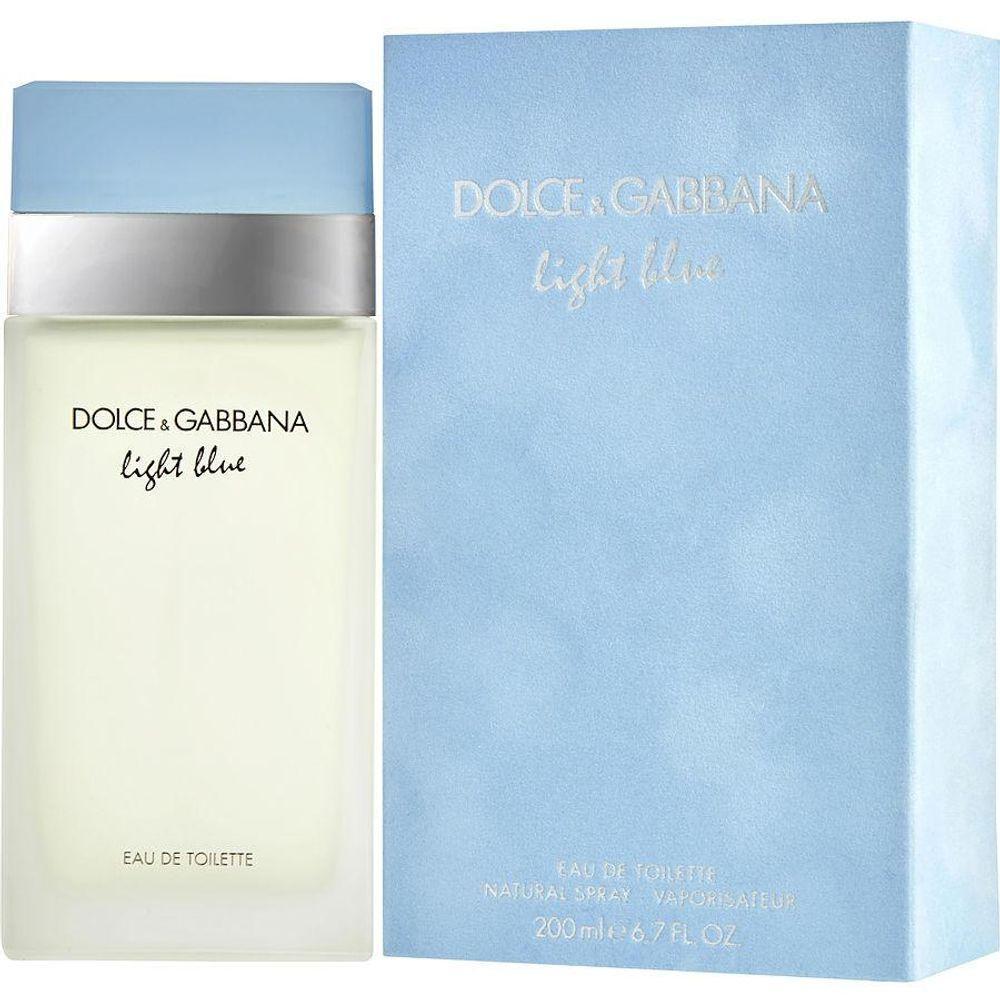 Perfume Feminino D & G Light Blue Dolce & Gabbana Eau De Toilette Spray 200 Ml - 1