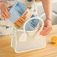 Marmita Fitness Lunch Box 900ml 3 Divisórias Pote Mantimento Bento 3 Em 1 Lorben - 3