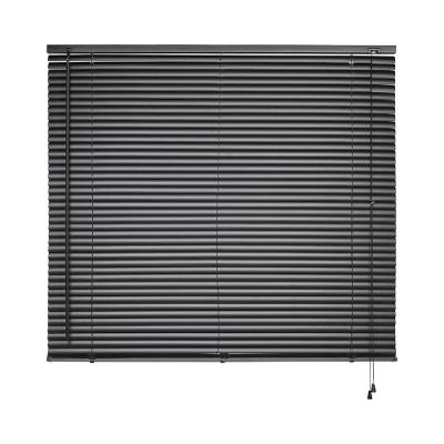 Persiana Horizontal Preta 140x130 Cm - Atlas