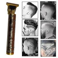 Maquina Profissional Barbeador Corta Cabelo Carregamento Usb Dourado - 2