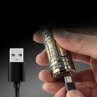 Maquina Profissional Barbeador Corta Cabelo Carregamento Usb Dourado