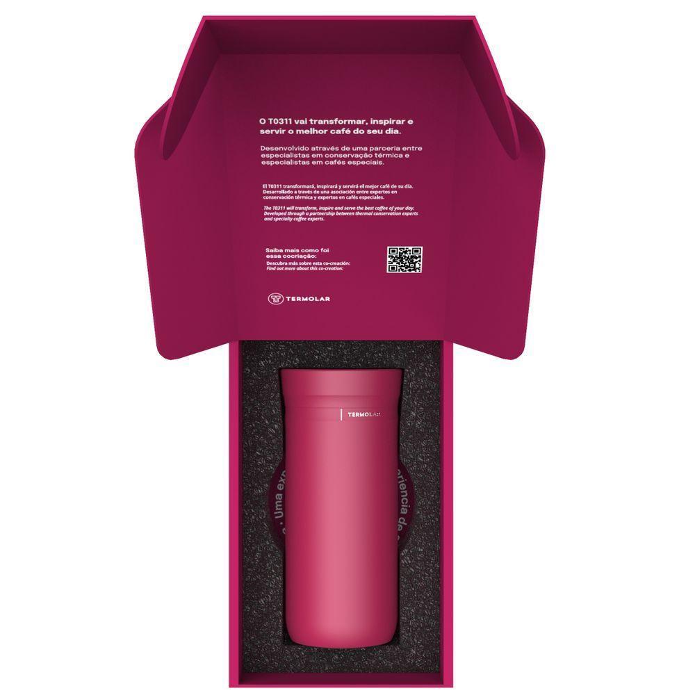 Copo Térmico T0311 Rosa Cyber 380ml Termolar - 8