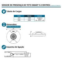 Sensor De Presença De Teto 360 Xcontrol Bivolt Lest4000(xc) Exatron - 5