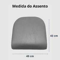 Kit 6 Cadeira Sala Jantar Aço Tubolar Cozinha Corino Junco Bege - 3