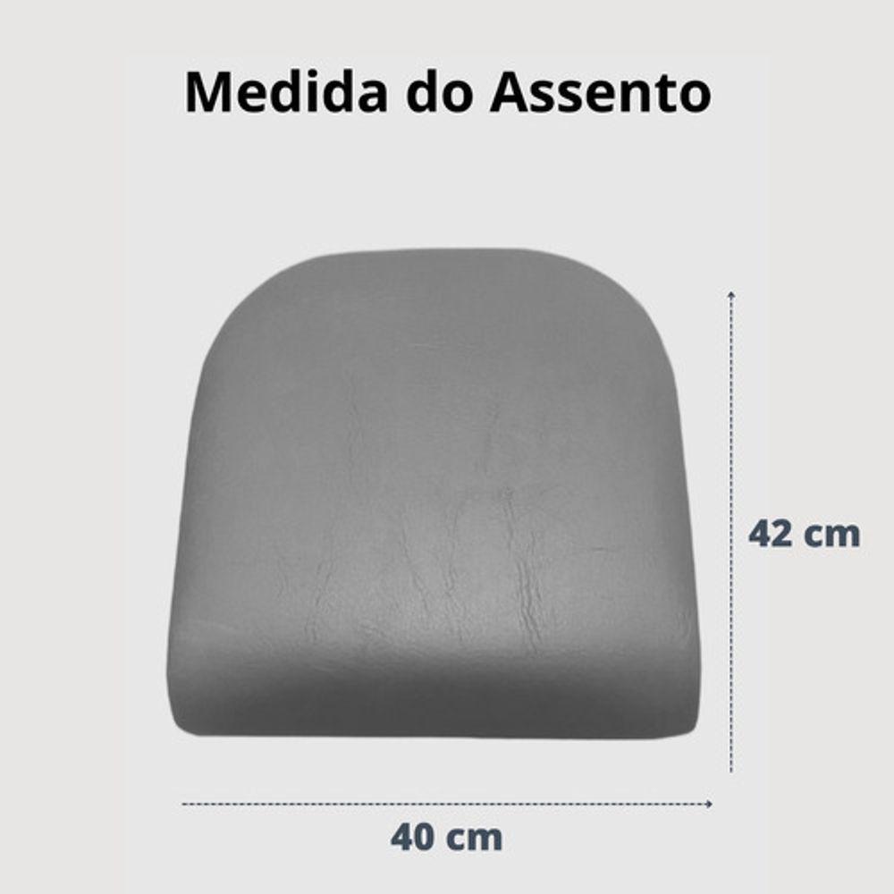 Kit 6 Cadeira Jantar Moderna Cromada Aço Junco Cozinha Sala Preto Cromada - 3