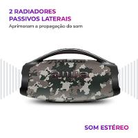 Caixa De Som Boombox Plus Aiwa BBS-01-BG 200w Bt 30h IP66 USB Cinza Boombox Bivolt - 5